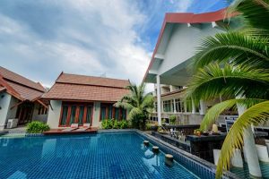 Luxury villas with private infinity pools