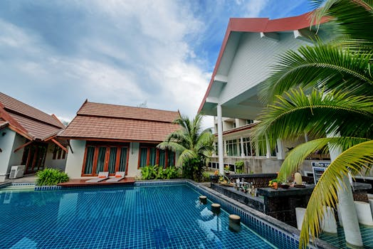 Luxury villas with private infinity pools