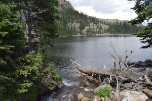 Mountain lakes reflecting untouched wilderness