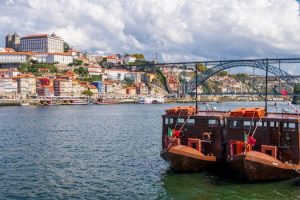 Riverfront cities with lively waterfront scenes