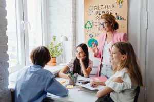Civic engagement projects inspiring future voters