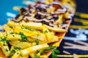 Potatoes fry up as crispy snacks for gatherings